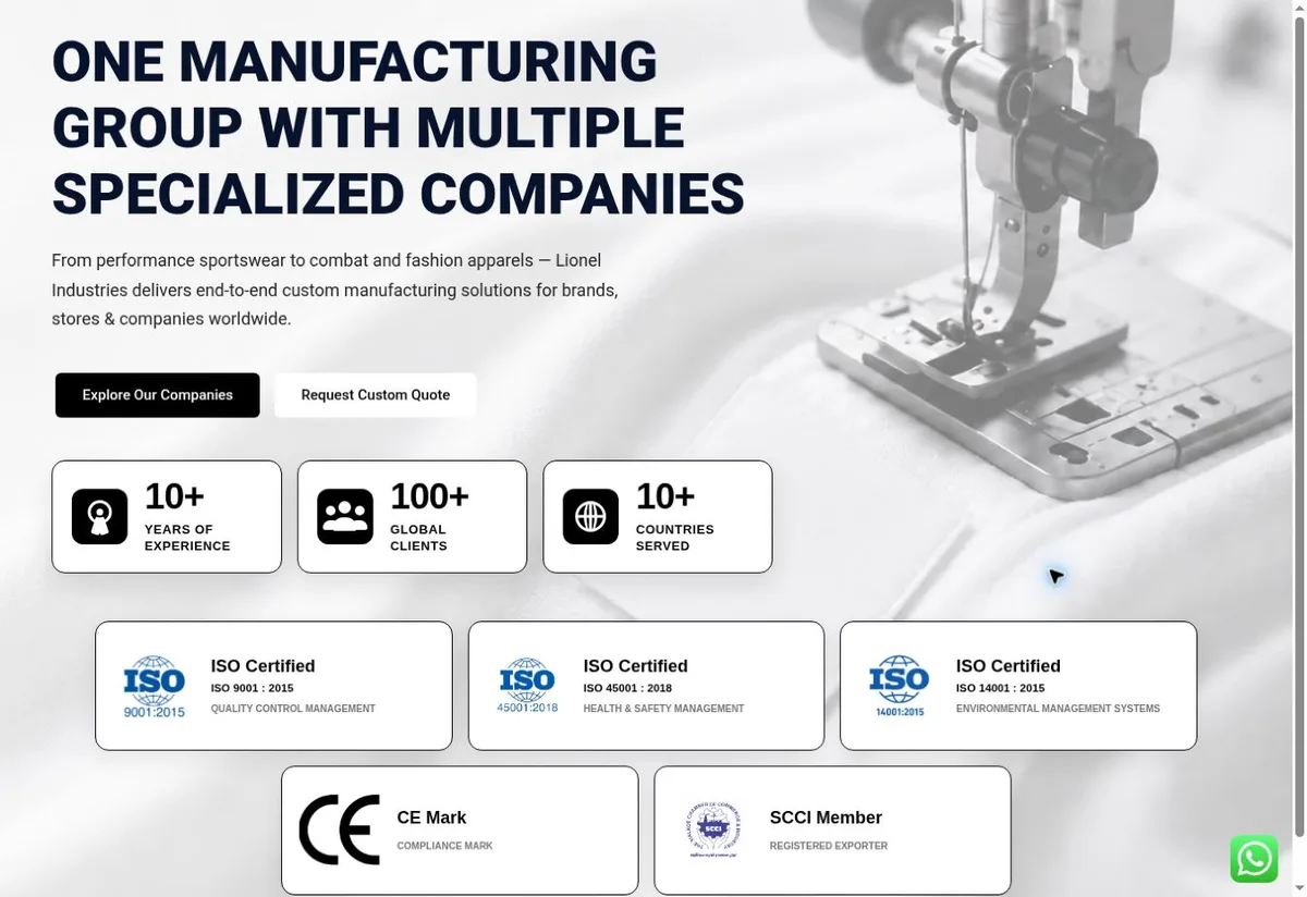 Awwal Productions portfolio cover for LIONEL INDUSTRIES